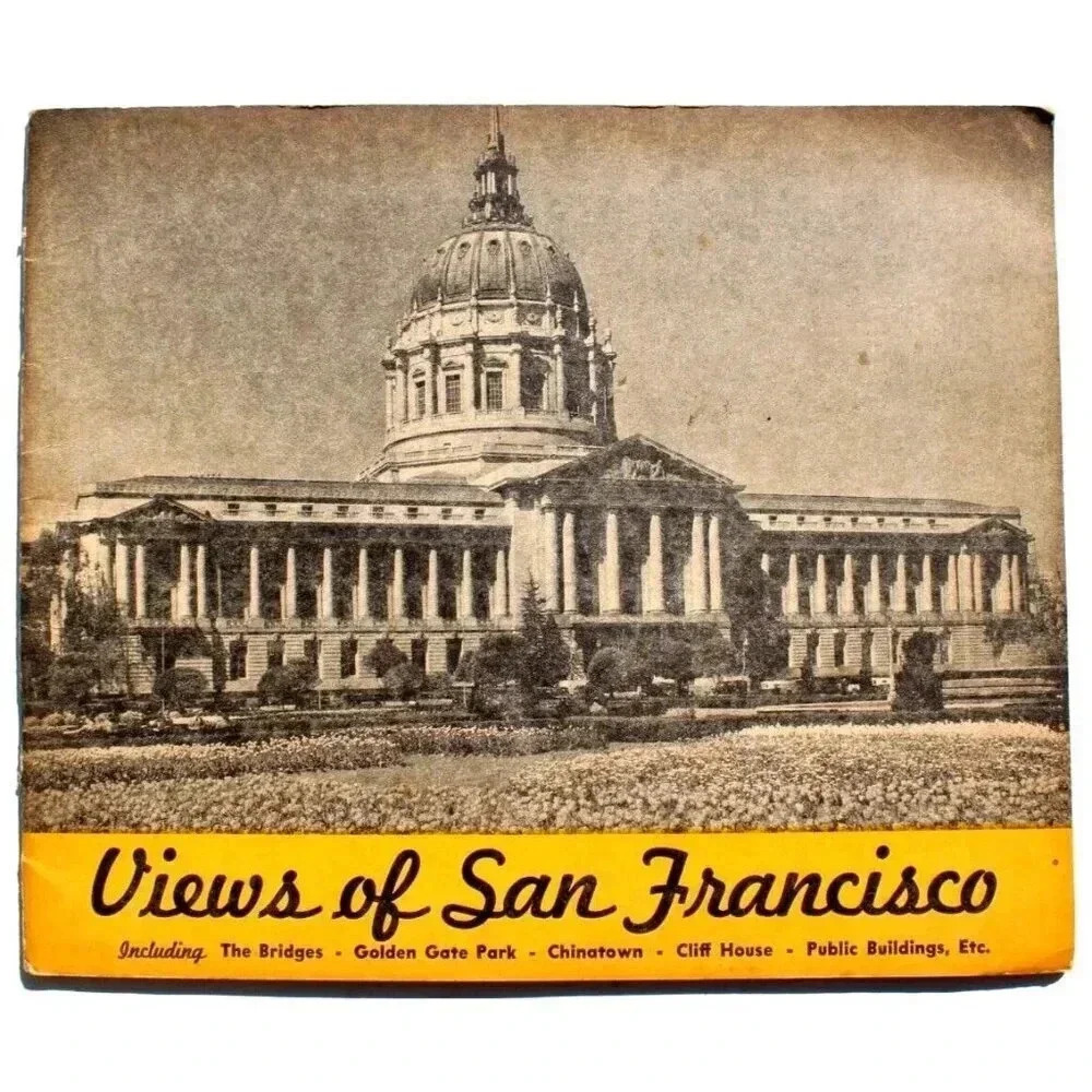 Vintage Views of San Francisco Souvenir PHOTOS Book Published in the 1930's